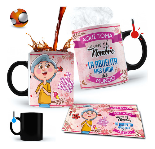 Taza Mágica  Para Café Personalizada El Regalo Original