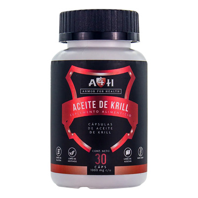 Omega 3 Krill Cápsulas 1000mg 30 Unidades Armor For Health Sin Gluten | Meses sin interés