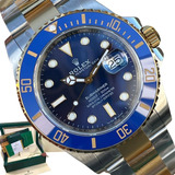 Relógio Rolex Submariner Misto Azul Super Cal. eta 3235