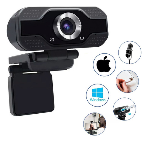 Cámara Pro Web Cam Hd 1080p Con Micrófono Usb Videollamas