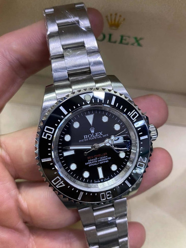 Relogio Masculino Rolex Sea-dweller Com Caixa Certificado