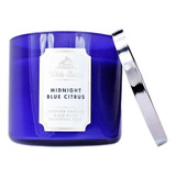 Bath & Body Works White Barn 3-wick Vela En Midnight Azul Cí