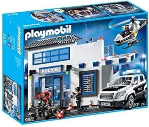 Playmobil City Action Mega Set Policía 204 Piezas