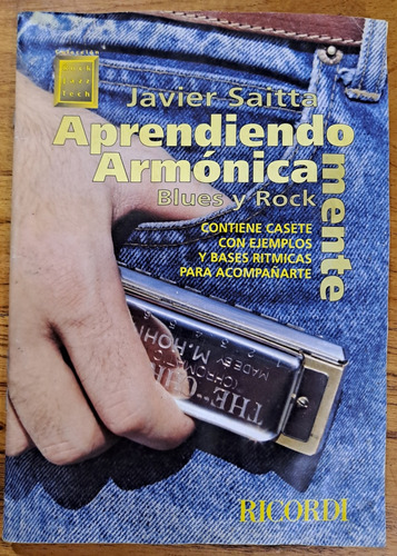 Libro Aprendiendo Armónica- Saitta Blues & Rock + Cd / 1995
