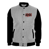 Casaco Moletom Ac Dc College Blusa Moleton Rock Banda 4