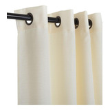 Set Cortinas Continental 140x220 Cm - Crudo