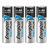 Pila Alcalinas  Energizer Max Plus  Aa X4 Unidades