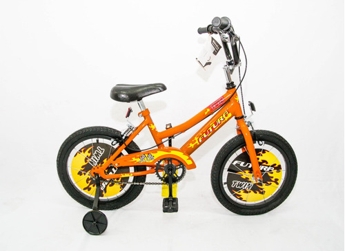 Bicicleta Rodado 16 Para Varon Futura Twin Bmx C/ Rueditas