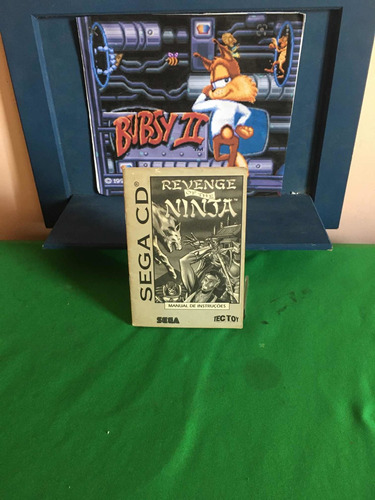 Sega Cd Revenge Of The Ninja Tectoy Manual De Instrução  Org