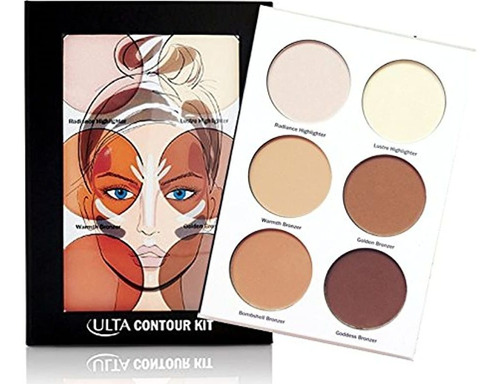 Paleta Con Iluminador Y Contorno De Rostro De Ulta Beauty.