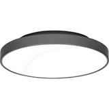 Luminária Estilo Plafon De Sobrepor 50cm - Preto 110v/220v