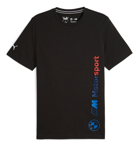 Playera Puma Bmw Logo Tee Negro Hombre