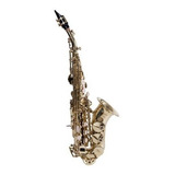 Saxo Soprano Curvo Parquer Con Estuche Boquilla Correa