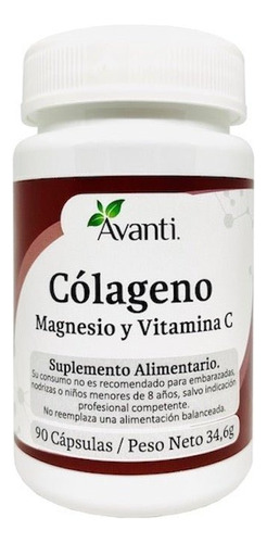 Colageno Con Magnesio Y Vit C 90 Cap Avanti - Aldea Nativa