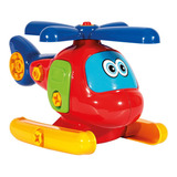 Helicóptero Didático Infantil Brinquedo Educativo Bebê