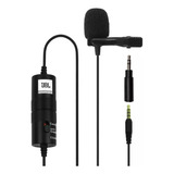 Microfone Lapela A Bateria Jbl Cslm20b Omnidirecional Preto