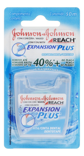 Fio Dental Regular Reach Expansion Plus Johnson's 50m