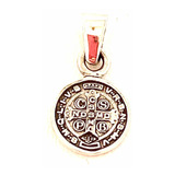 Medalla San Benito Nro1  De Plata. Sg- Joyería