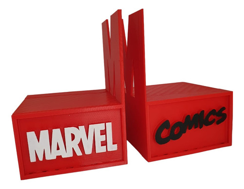 Sujeta Libros Organizador De Libros Marvel (por Unidad)