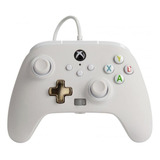 Controle Joystick Powera Branco Para Pc Xbox Series X|s Usb