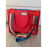 Cartera Jackie Smith Louisa Roja Mujer Cuero