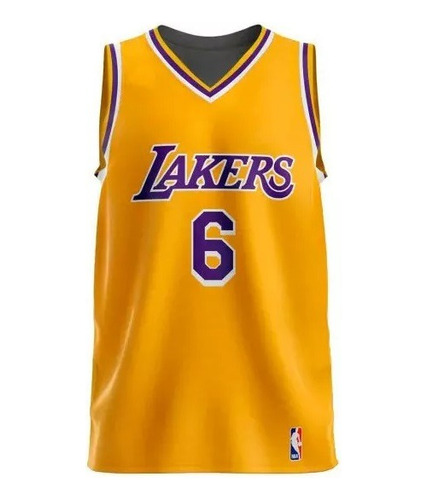 Camiseta Basquet Nba Los Angeles Lakers Licencia Oficial Dep