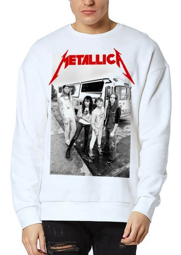 Sudadera Sweater Metallica Retro 1985 Rock Tour + Regalo