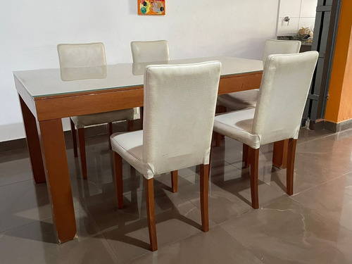 Mesa De Comedor Y 6 Sillas