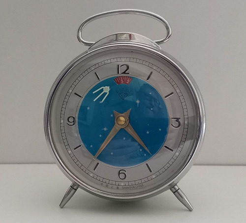 Antiguo Reloj Despertador Diamond En Caja Con Movimiento Zwt