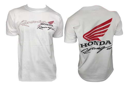 Remera Para Moto Urbana Honda Racing #facherizado Vxv