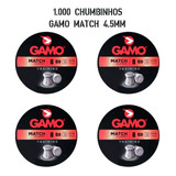 Kit Chumbinho Gamo Match Diabolo 4.5mm 1000un