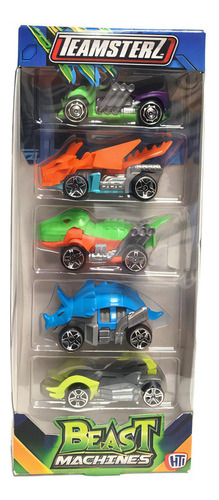 Auto Teamsterz Beast Machine Pack X5 Color Multicolor