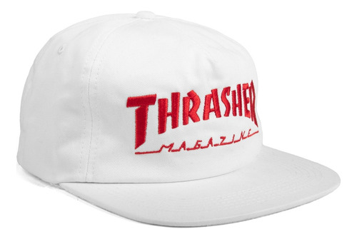 Gorra Thrasher Mag Blanca Snapback Original Nueva Importada!