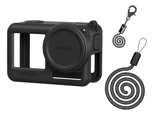 Funda Protectora Y Tapa De Lente Para Dji Osmo Action 4/3