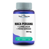 Maca Peruana Feno + Long Jack - 60 Capsulas Now Pharma