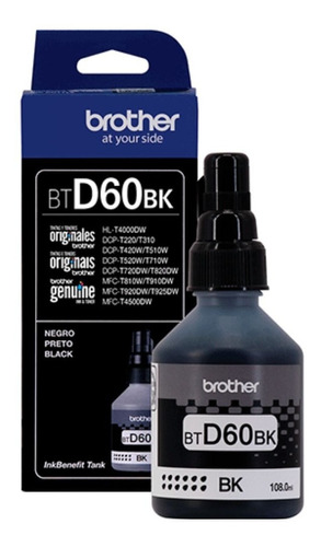 Tinta D60 Black Original Brother