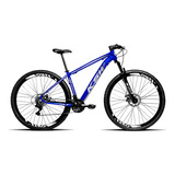 Bicicleta Aro 29 Masculina Ksw Aluminio 21 Marchas Mtb Mcz18 Cor Azul-escuro Tamanho Do Quadro 17