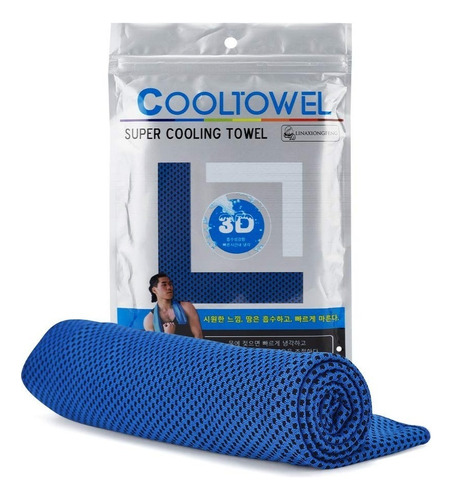 Pack X 10 Toallas Frias Microfibra Cooltowel® Refrigerantes Color Elige Abajo Super Cooling