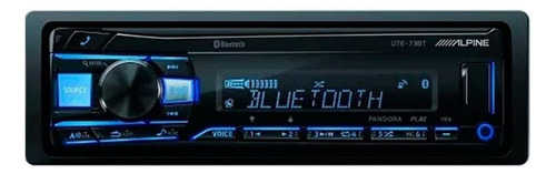Autoestereo Alpine Bluetooth Multicolor Usb Mp3 Ute-73bt