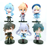 6pcs Genshin Impact Figura Juguete Niños Navidad Regalo