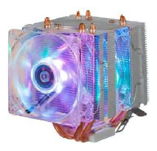 Cooler Fan Universal Para Processador Amd E Intel Com 3 Fans
