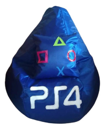 Puff Pera Lona Impermeable Xl  Ps4