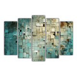 225x150cm Panel De Azulejos Estilo Rústico Bastidor Madera