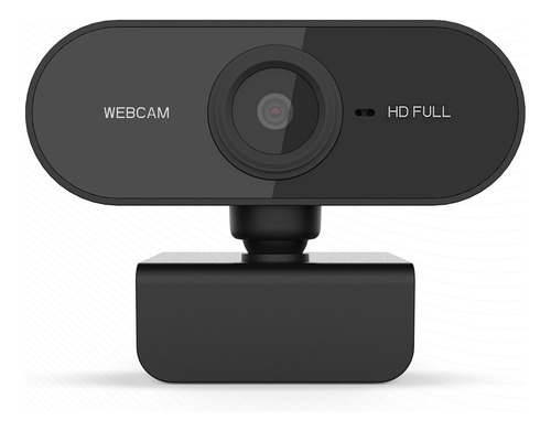 Full Hd 1080p Webcam Microfone Visão 360º Computador Câmera Cor Preto
