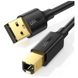 Cabo Impressora Ugreen Usb 2.0 Para Bm 5 Metros Preto