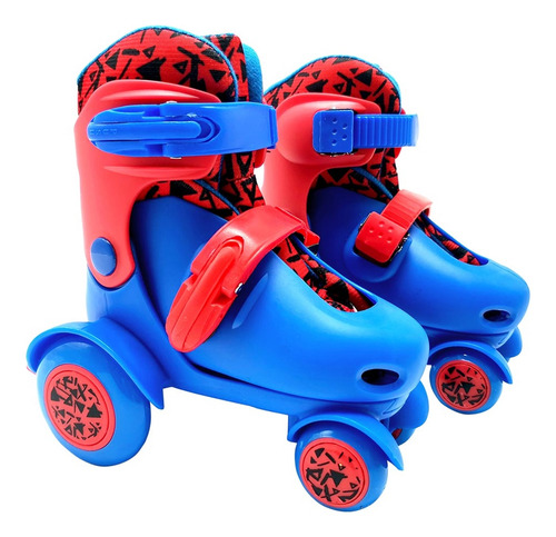 Patins Infantil Roller Ajustável Blue 27-30 - Dm Toys