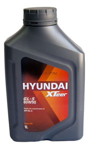 Aceite De Transmision 80w90 Gl-5 Marca Hyundai 1lts