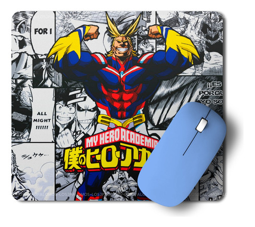 Mouse Pad - Mha - All Migth - L3p - 21 X 19cm - Anime