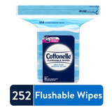  Kleenex Cottonelle Toallas Humedas 252pzas Flushable 