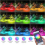 Kit De Luces Led Multicolores Para Motocicleta Rgb 12 Colore